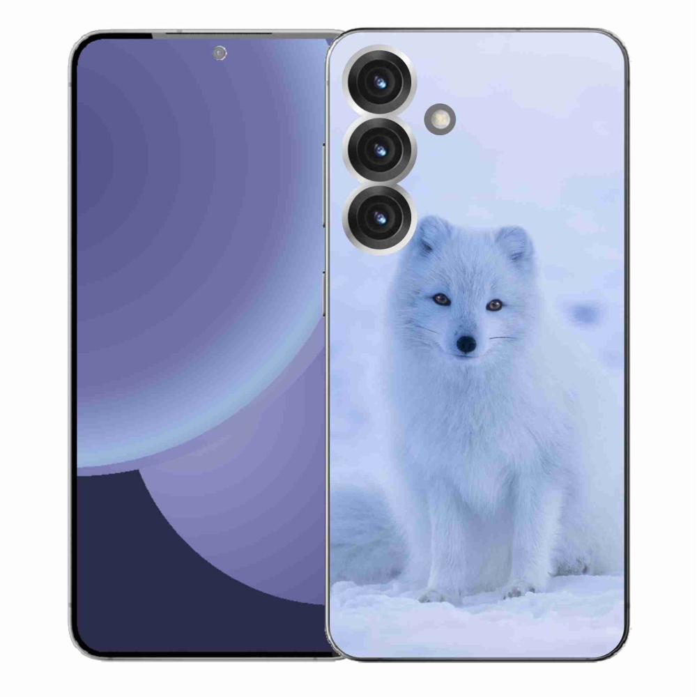 Zselés borítás mmCase Samsung Galaxy S25+ készülékhez - polár róka