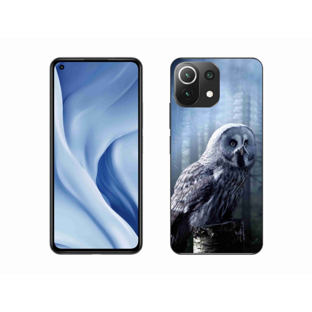 Gél borítás mmCase a Xiaomi Mi 11 Lite 4G/5G-hez - bagoly