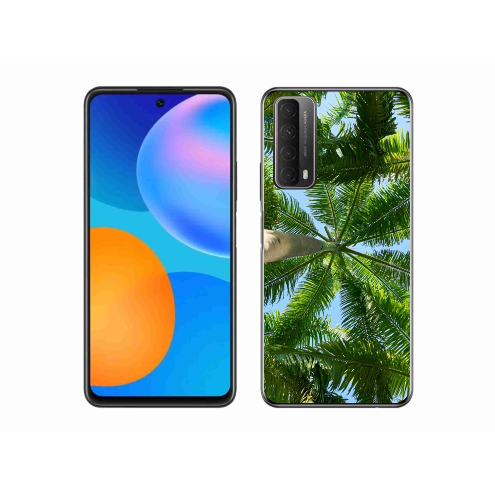 Zselés borítás mmCase a Huawei P Smart (2021) - pálmafa
