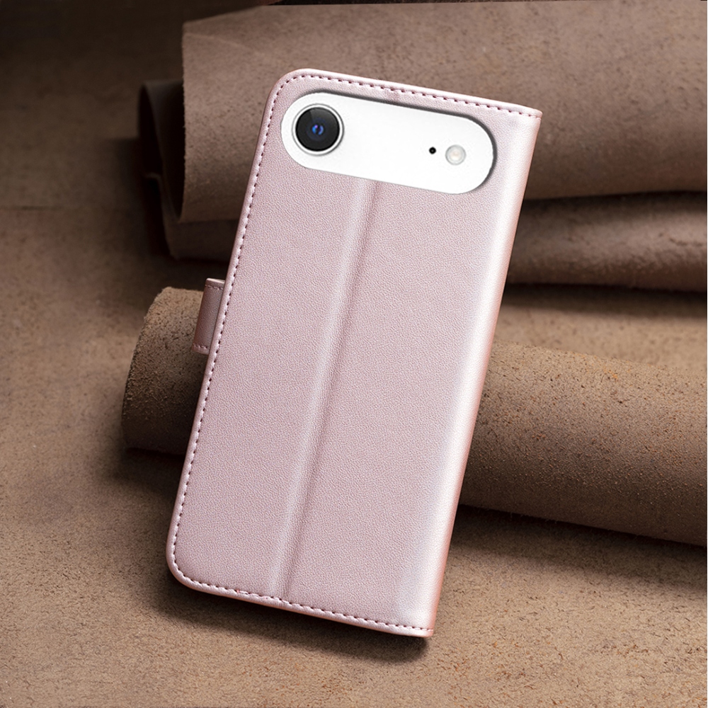 BNF könyvtáska iPhone 17 Air készülékhez - rózsaarany