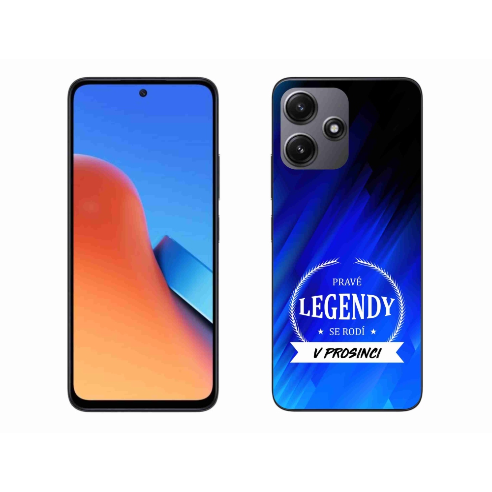 Gél borítás mmCase a Xiaomi Redmi 12 5G - Legendák decemberben kék háttérrel