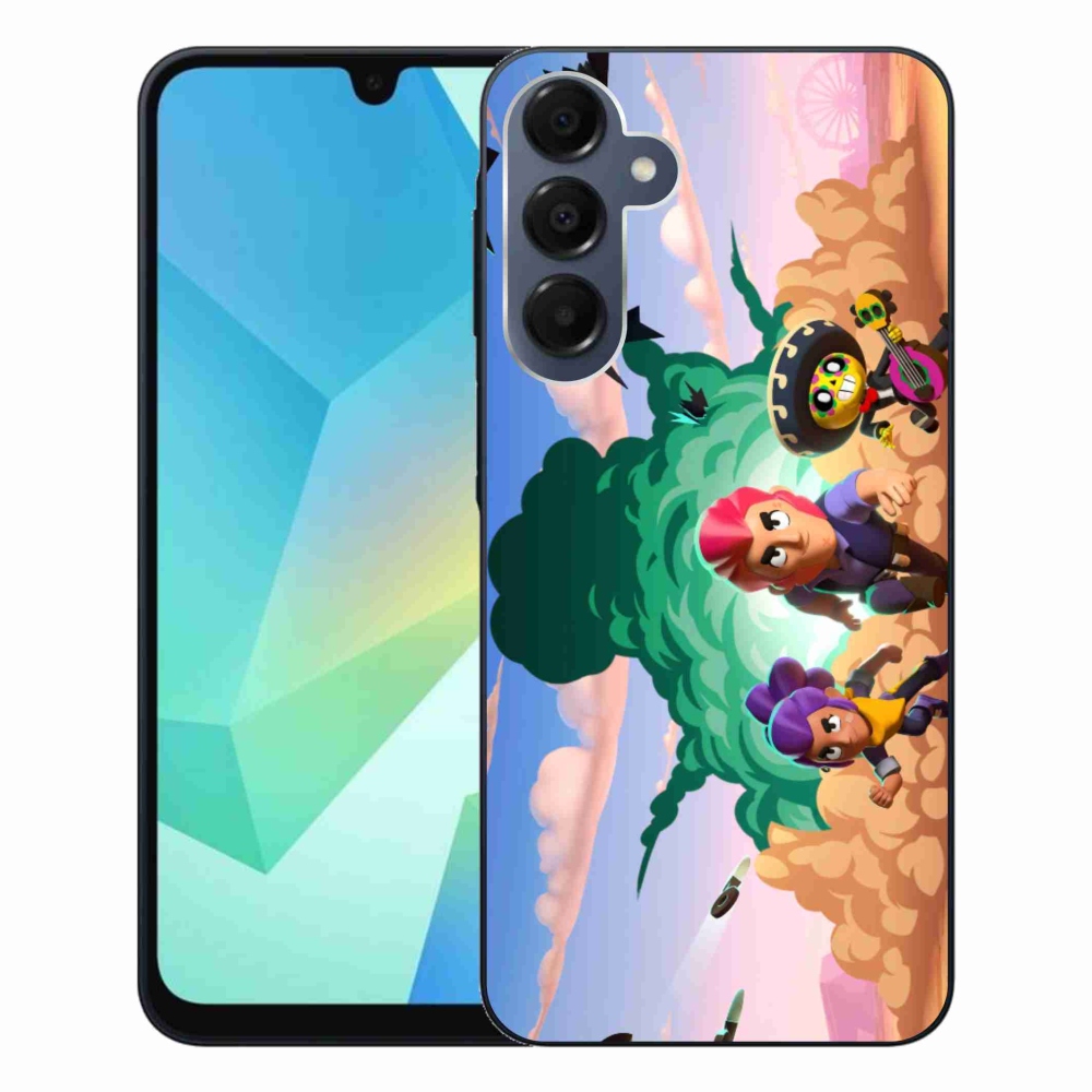 Gél borítás mmCase Samsung Galaxy A16 4G/5G - verekedés csillagok