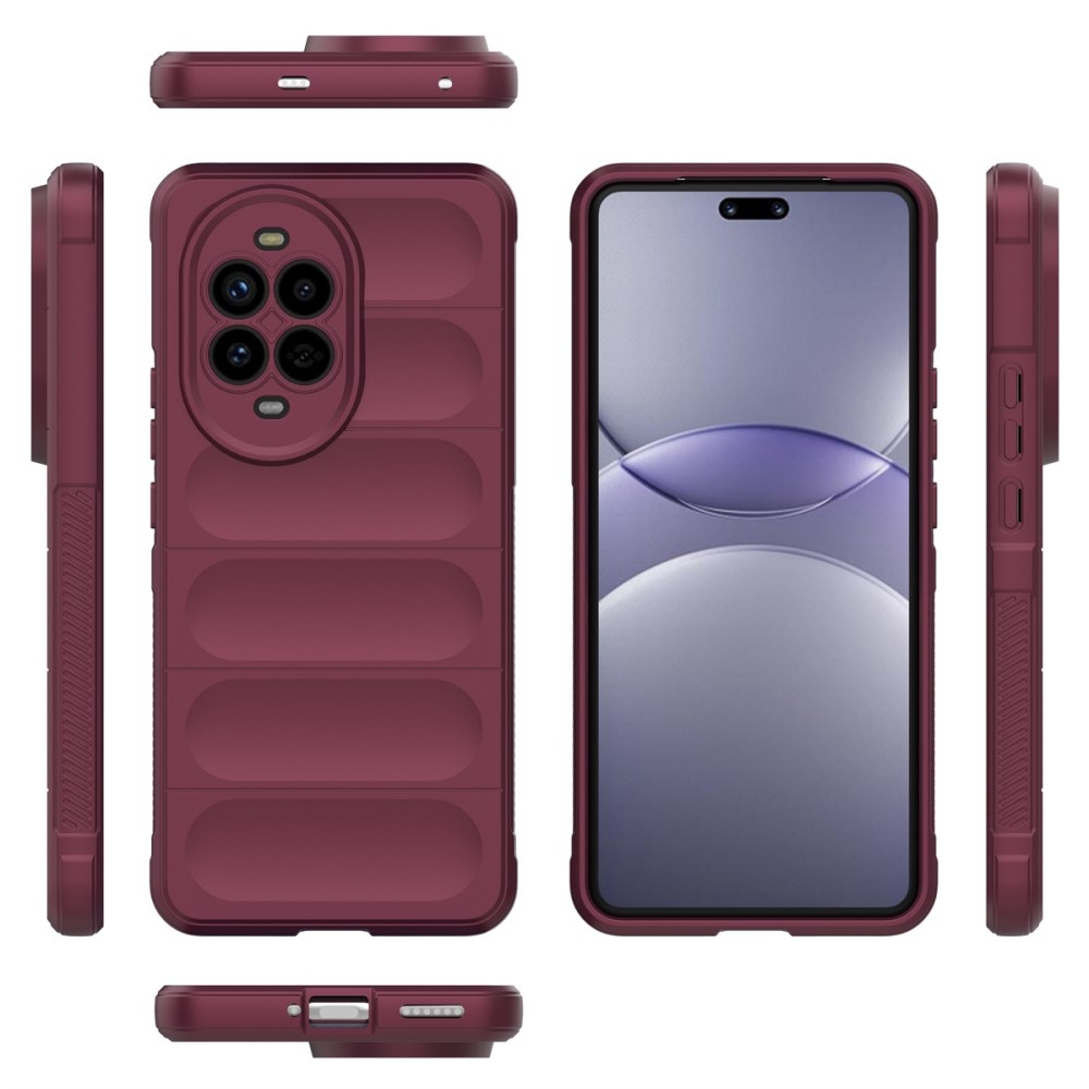 Rugg tartós zselés tok Huawei Nova 13 Pro 5G - bordó színű