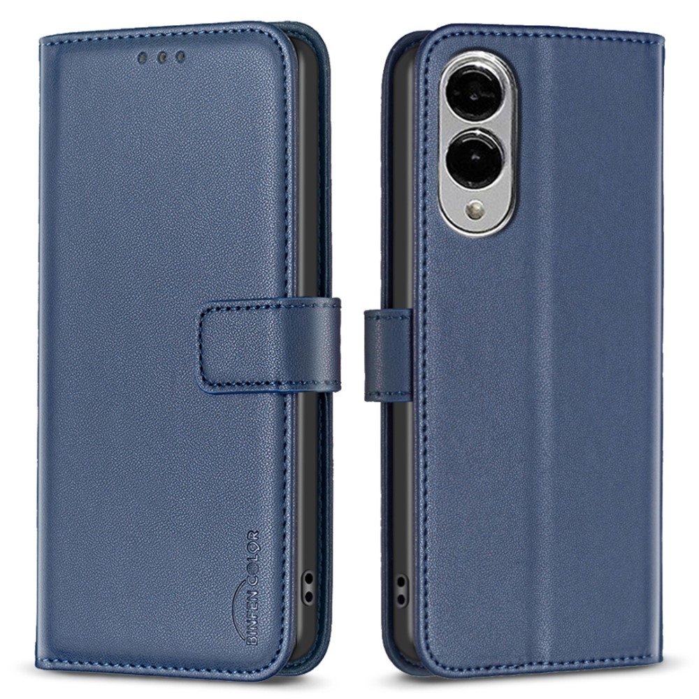 BNF könyvtáska Samsung Galaxy S25 Edge készülékhez - kék