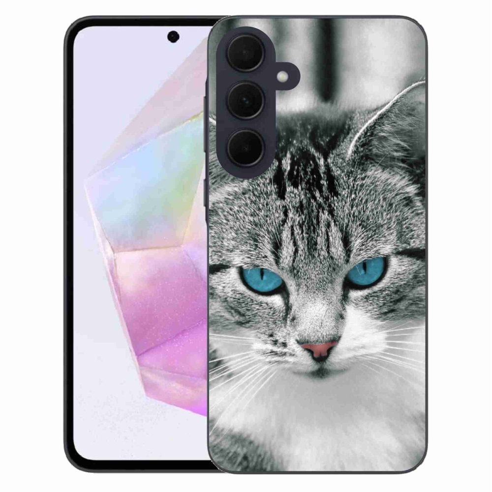 Zselés borítás mmCase Samsung Galaxy A35 5G - cat view 1
