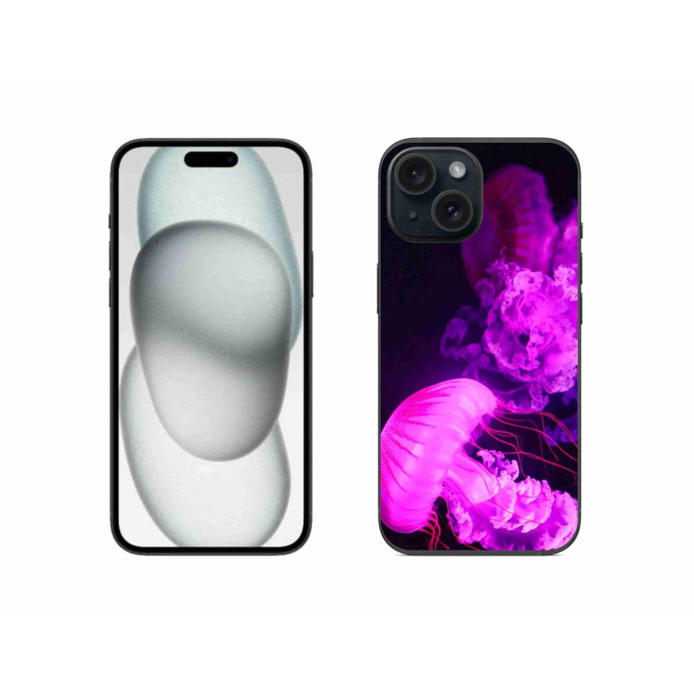 Zselés borítás mmCase iPhone 15 készülékhez - medúza 1