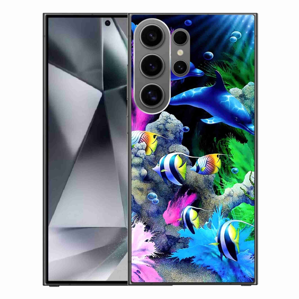 Gél tok mmCase a Samsung Galaxy S24 Ultra készülékhez - Tengeri világ
