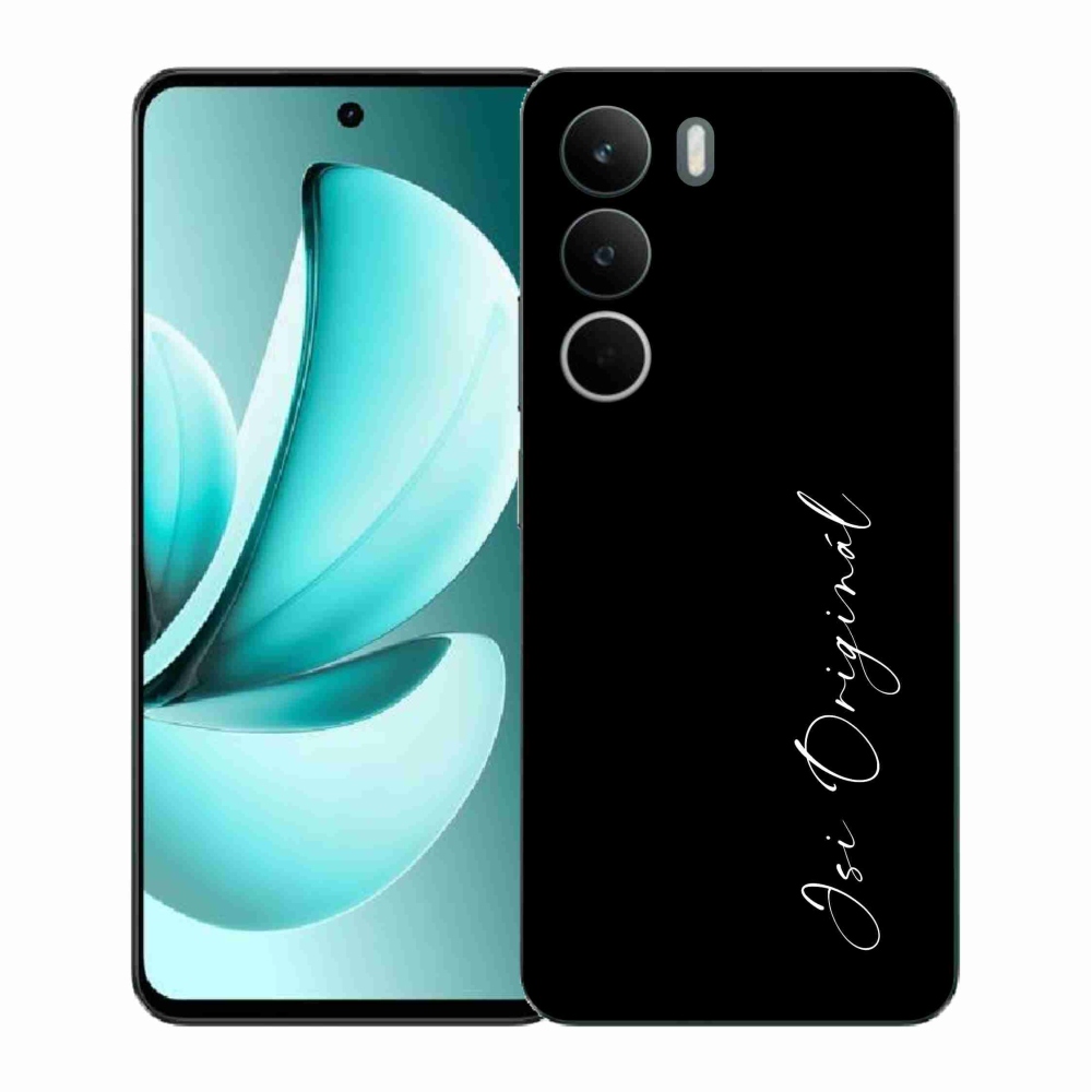 Gélburkolat mmCase a Realme C71-en - te vagy az eredeti fekete háttér