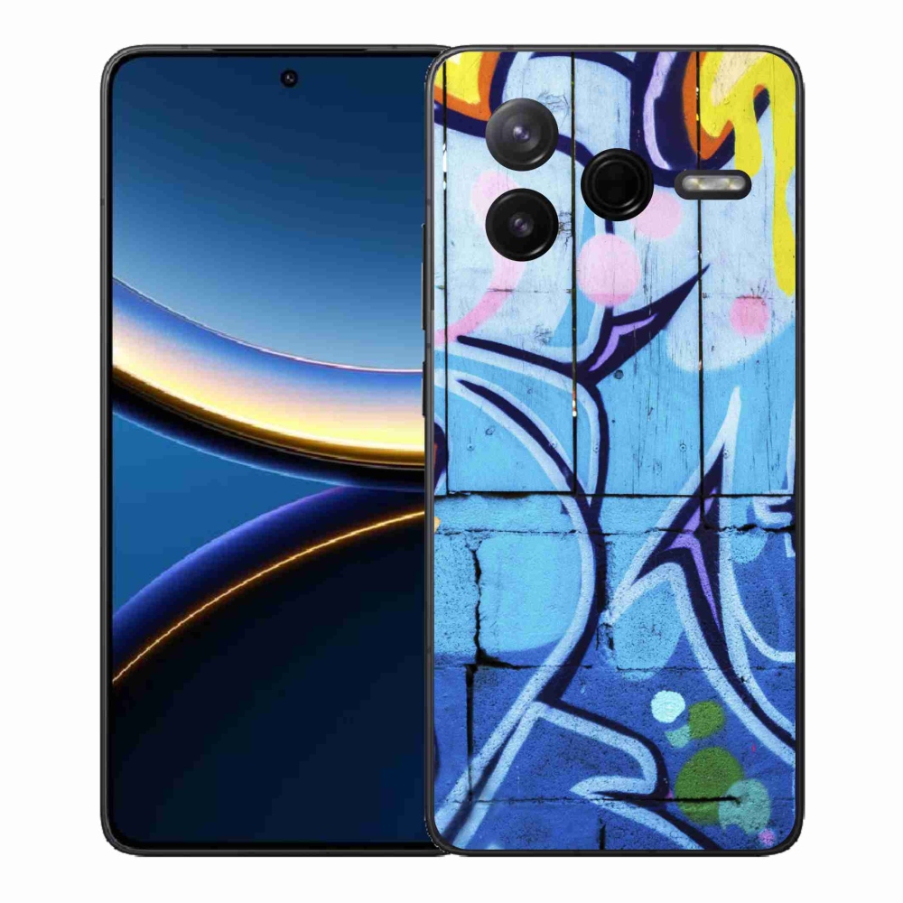Gél borítás mmCase a Xiaomi Poco F7 Pro számára - graffiti