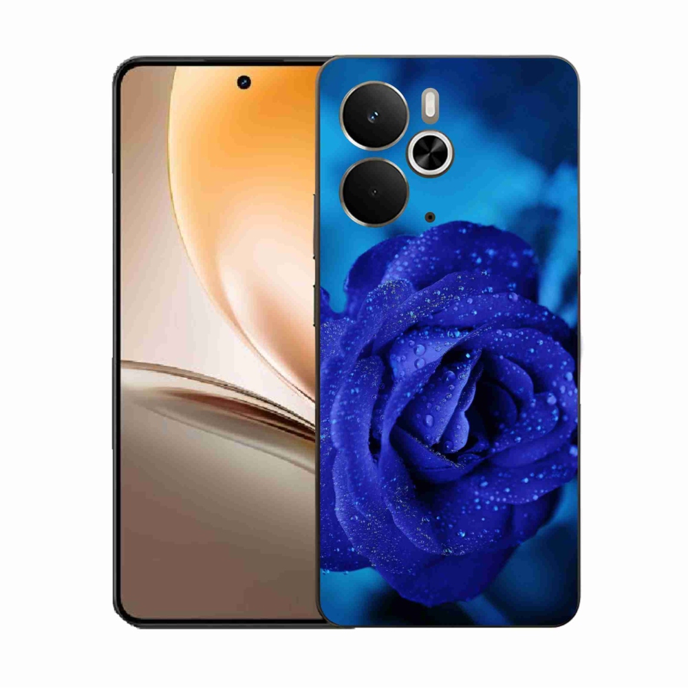 Gél borító mmCase a Realme 14 5G készülékhez - kék rózsa