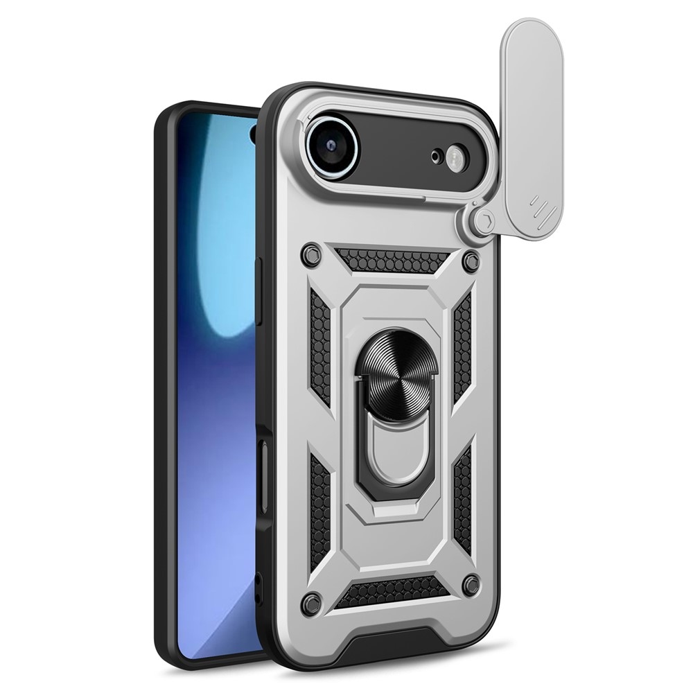 Ring tartós borító iPhone 17 Air készülékhez - Ezüst