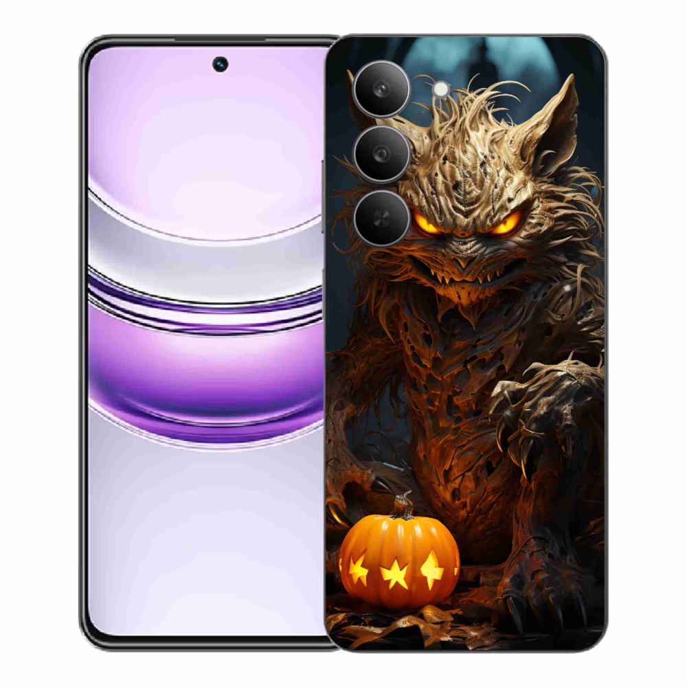 Gél borító mmCase a Realme 14x 5G készülékhez - Halloween szörnyeteg