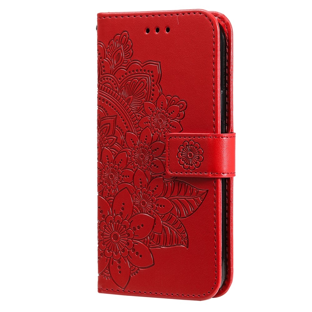 Mandala könyv tok a Vivo X200 5G készülékhez - piros