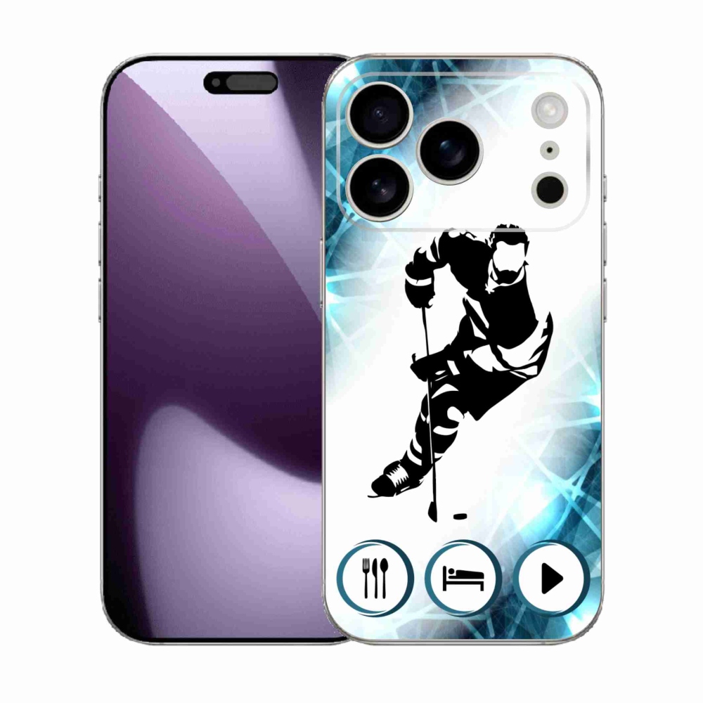 Zselés borítás mmCase iPhone 17 Pro készülékhez - jégkorong 1