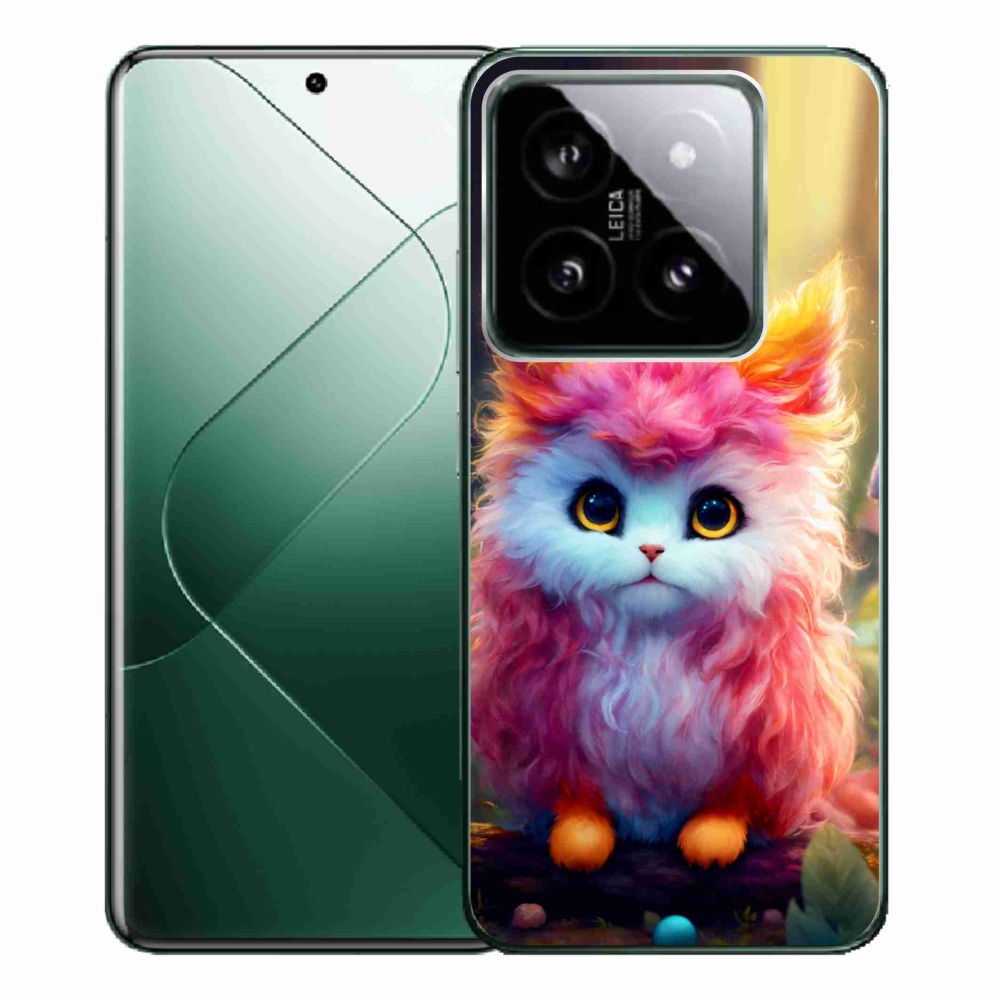 Gél borító mmCase a Xiaomi 14 Pro-hoz - aranyos cica 5