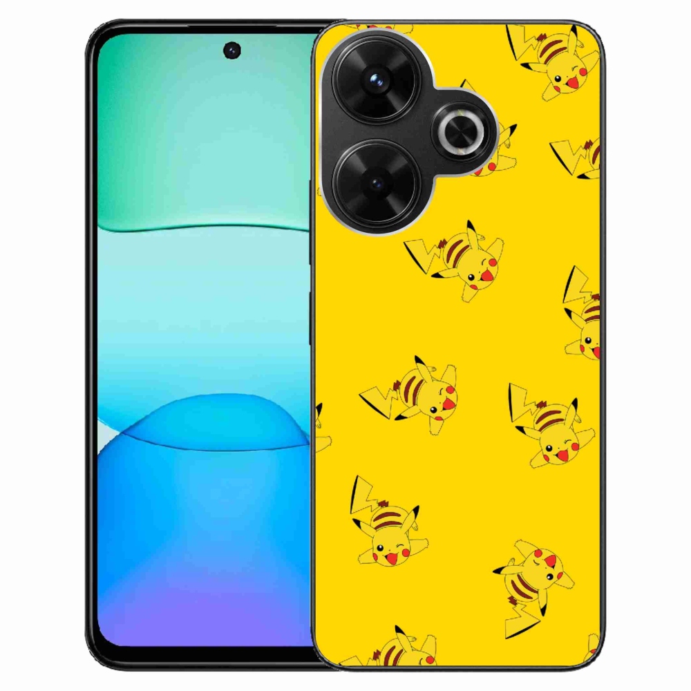 Gél borítás mmCase a Xiaomi Redmi 13 4G/Poco M6 4G számára - pikachu