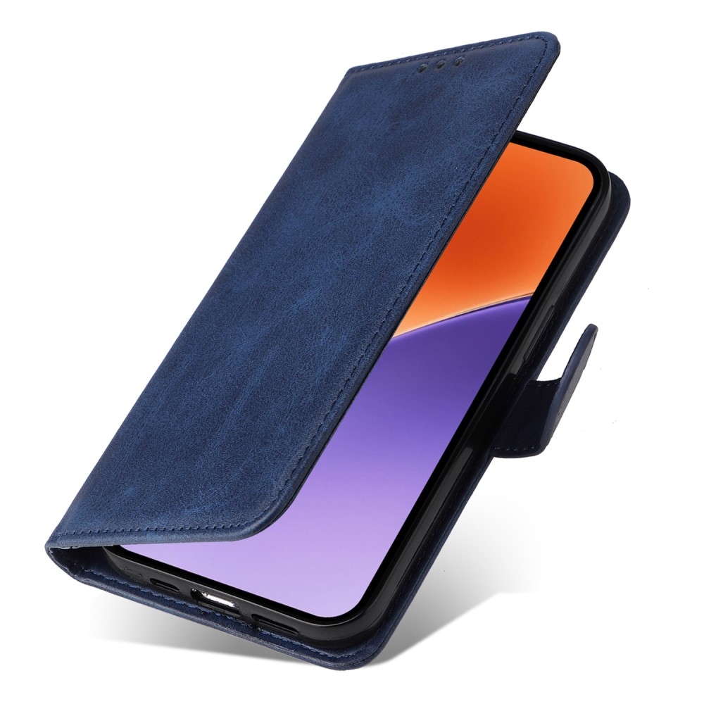 Vérrögök könyv tok Xiaomi 15 - kék