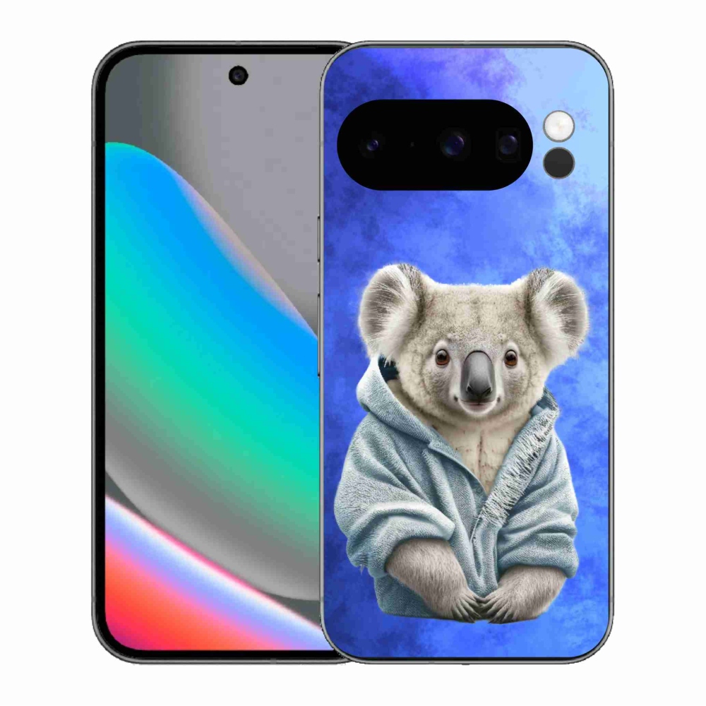 Gél borítás mmCase a Google Pixel 10 Pro számára - koala pulóverben