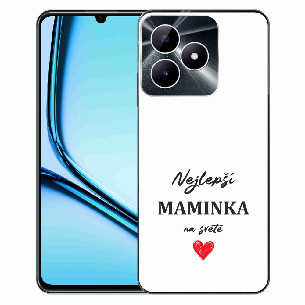 Gél borító mmCase a Realme Note 50 készülékhez - legjobb anya 1 fehér háttér
