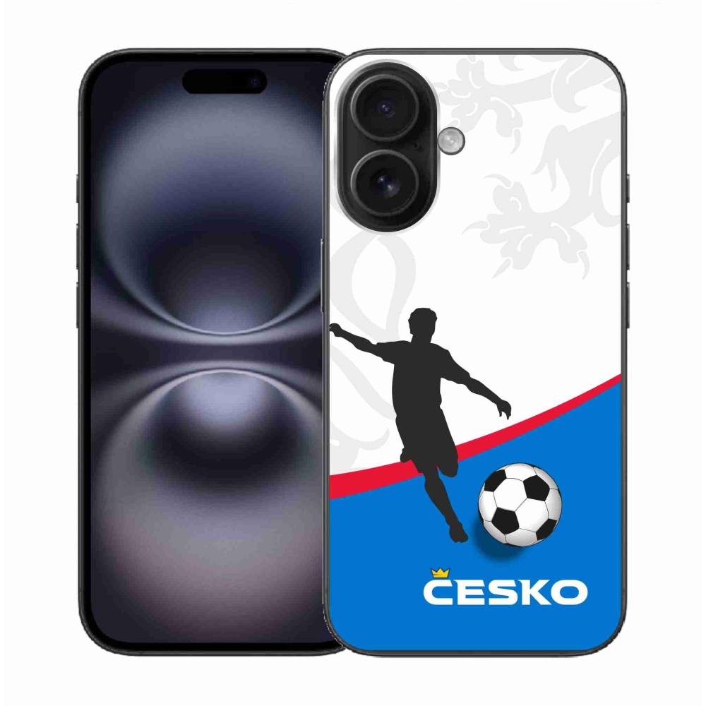 Gél borítás mmCase iPhone 16-hoz - futball Csehország 1