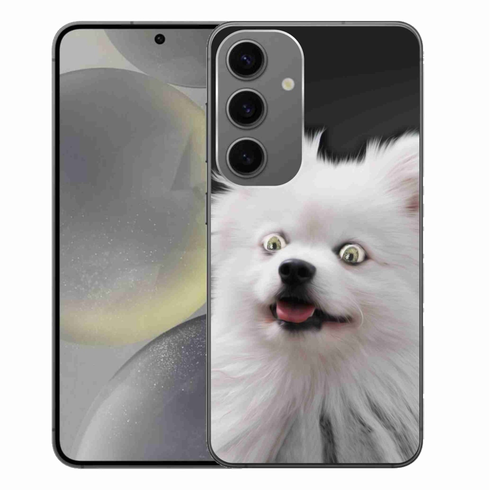 Gél védőhuzat mmCase Samsung Galaxy S24+ készülékhez - fehér tipp