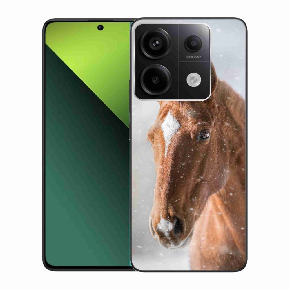 Zselés borítás mmCase a Xiaomi Redmi Note 13 Pro 5G/Poco X6 5G - barna ló 2