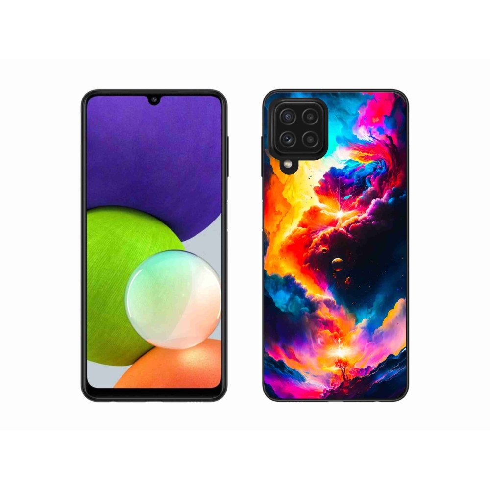 Gél borítás mmCase Samsung Galaxy A22 4G - absztrakt motívumhoz