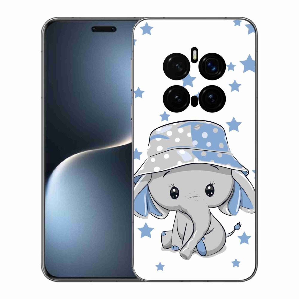 Zselés borítás mmCase a Honor Magic 7 Pro 5G készülékhez - kék elefánt