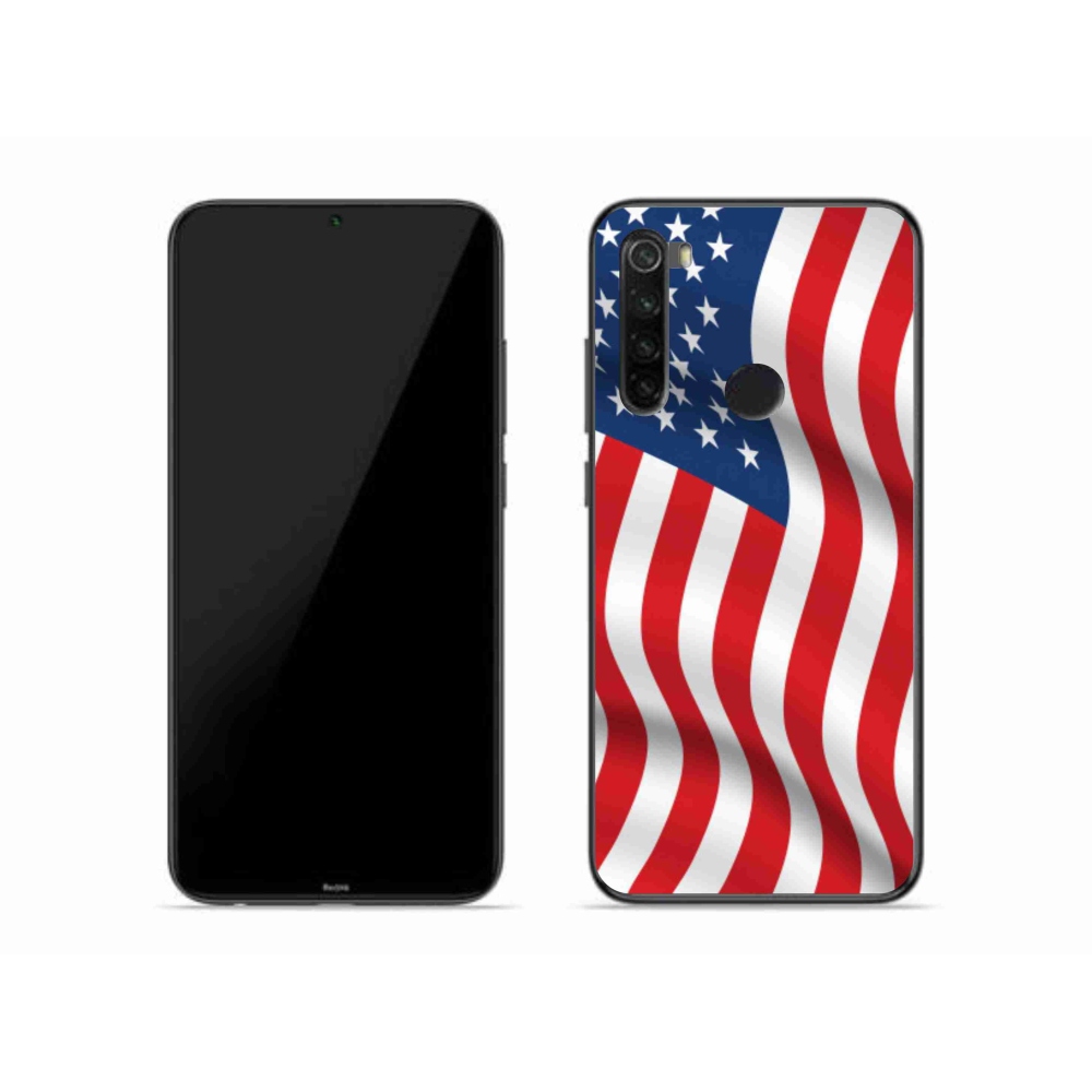 Gél borító mmCase a Xiaomi Redmi Note 8-hoz - amerikai zászló