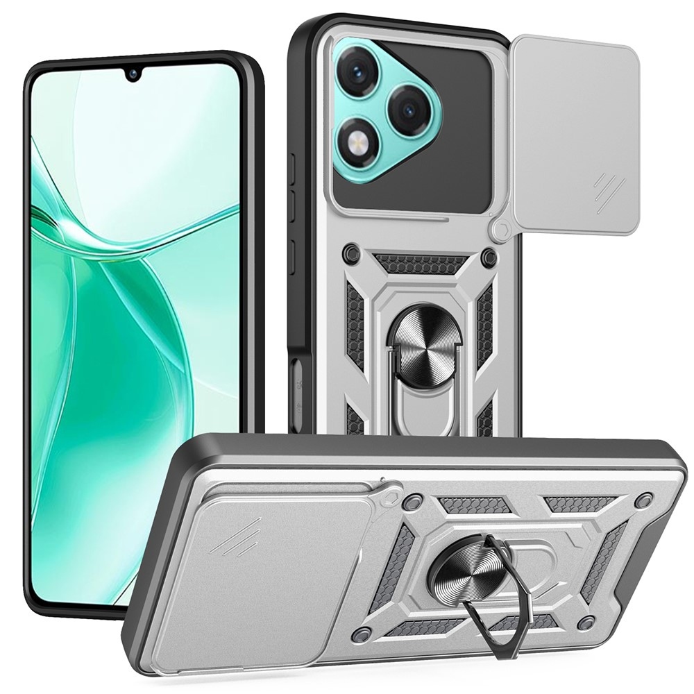 Csúszásálló borítás Honor 400 Lite-hoz - ezüst