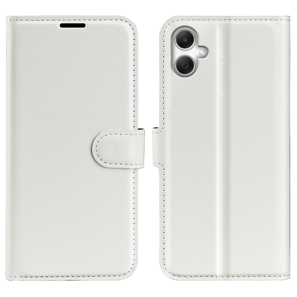 Litchi könyv tok Samsung Galaxy A07 4G - fehér