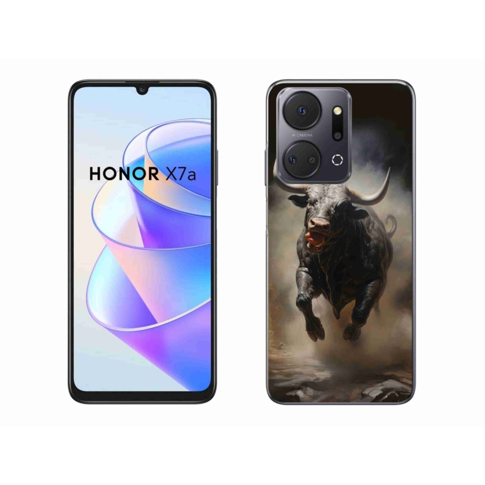 Zselés borítás mmCase a Honor X7a készülékhez - dühös bika