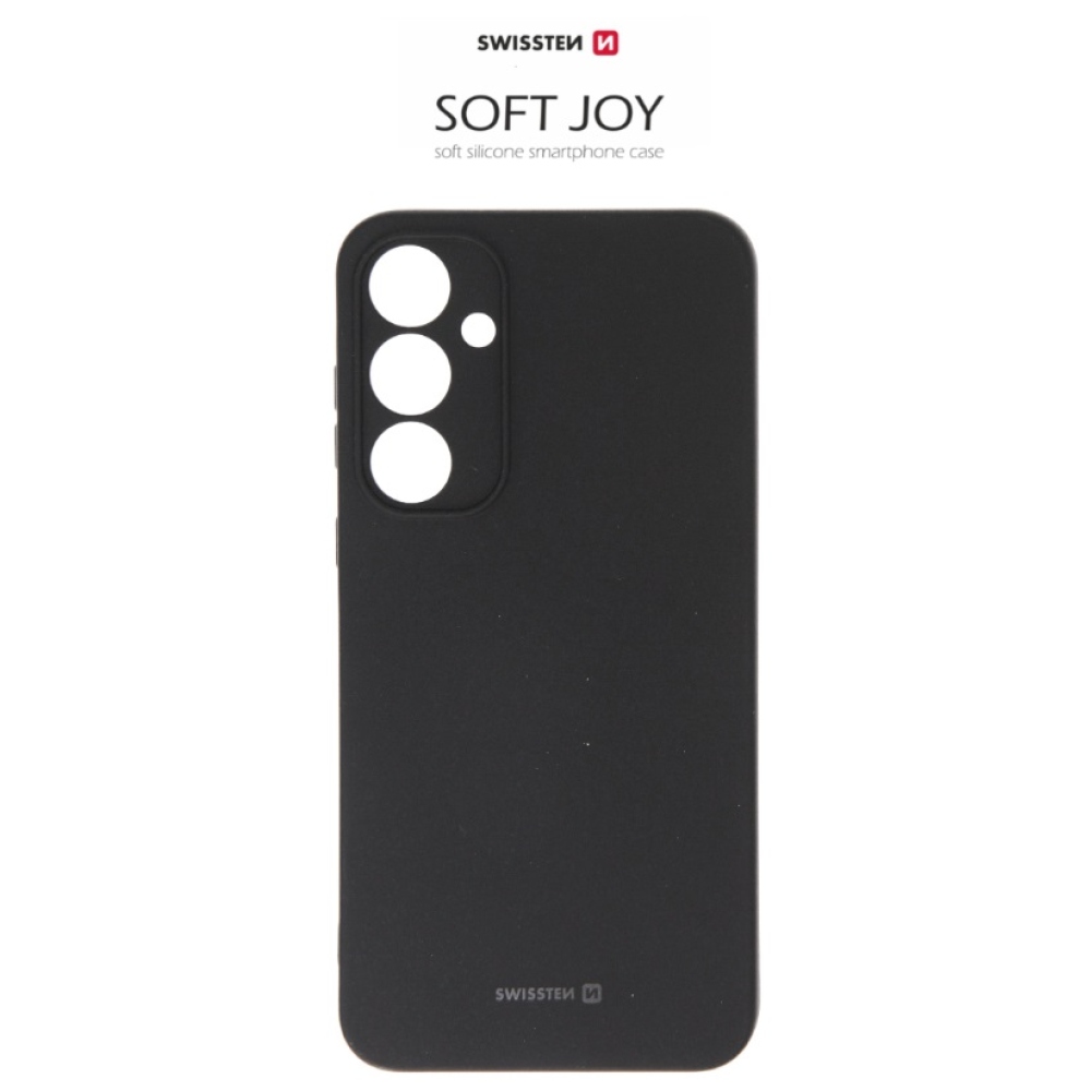 Gél tok Swissten Soft Joy a Samsung Galaxy A55 5G készülékhez - fekete