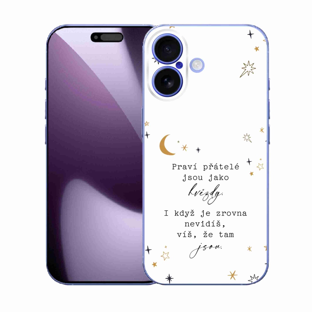 Gél borítás mmCase iPhone 17 - idézem 6 fehér háttér