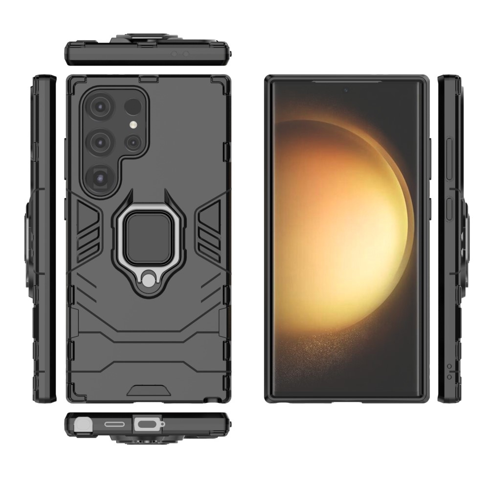 Guardy tartós borító Samsung Galaxy S24 Ultra készülékhez - fekete
