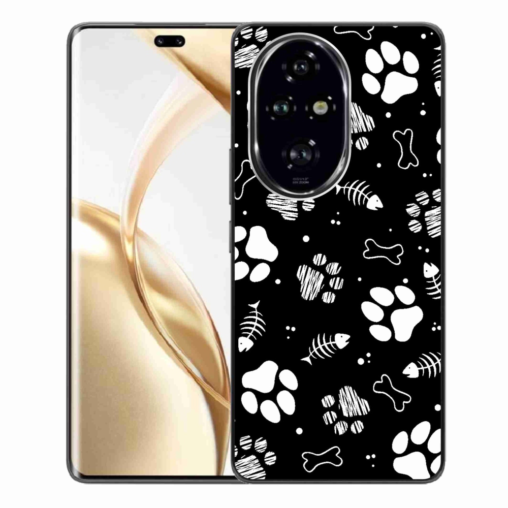Zselés borítás mmCase a Honor 200 Pro 5G készülékhez - kutyamancsok