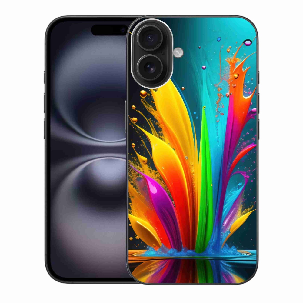 Gél borítás mmCase iPhone 16 Plus készülékhez - absztrakt motívum 1