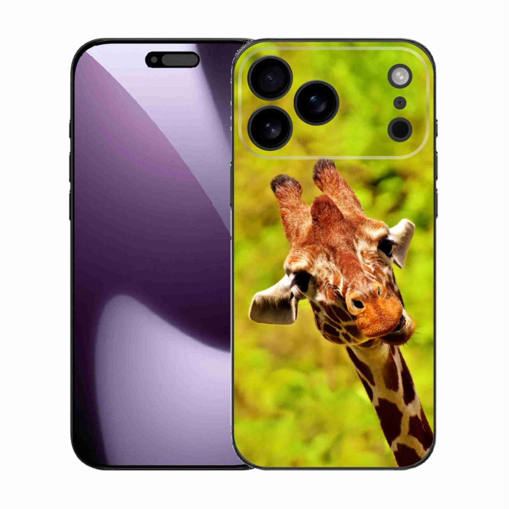 Zselés borítás mmCase iPhone 17 Pro Max készülékhez - zsiráf
