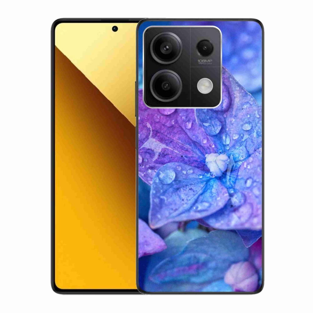 Gél borítás mmCase a Xiaomi Redmi Note 13 5G számára - lila virág