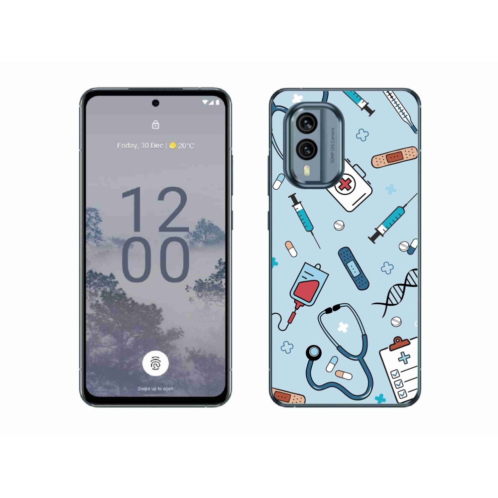 Zselés borítás mmCase a Nokia X30 5G készülékhez - egészség 1