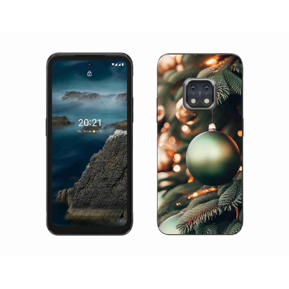 Zselés borítás mmCase a Nokia XR20 készülékhez - karácsonyi dekorációk 1