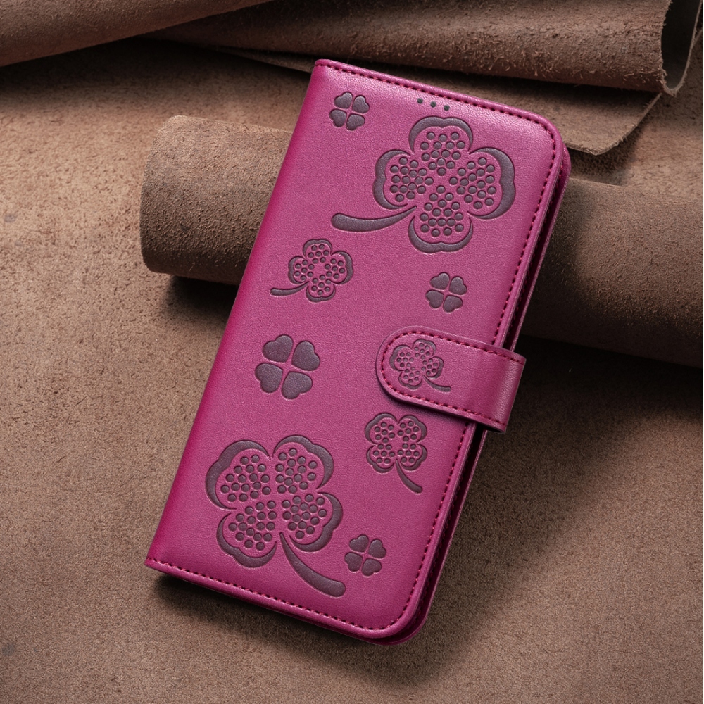 Clover könyvtáska iPhone 17 Air készülékhez - rózsaszín