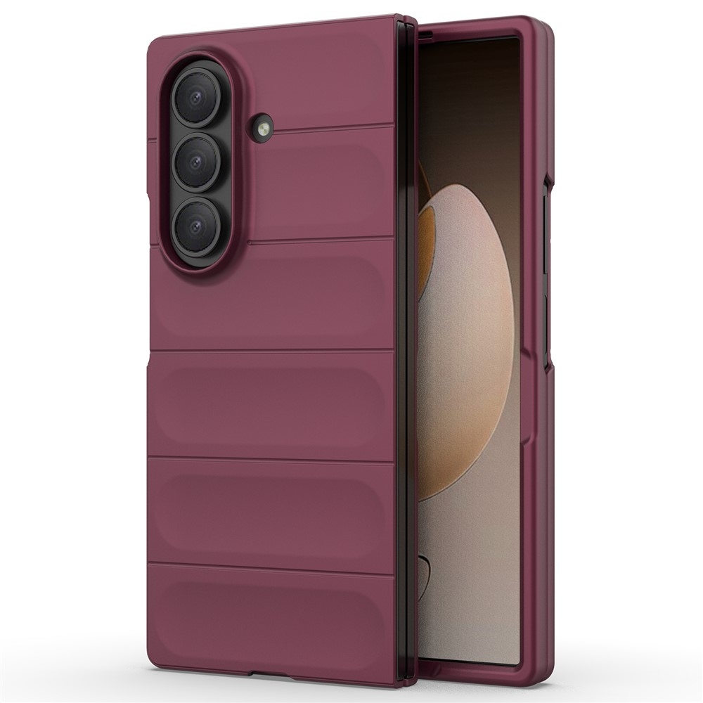 Rugg tartós zselés tok Samsung Galaxy Z Fold7 5G - bordó színben