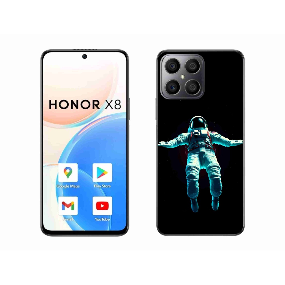 Zselés borítás mmCase a Honor X8-hoz - csillaghajós