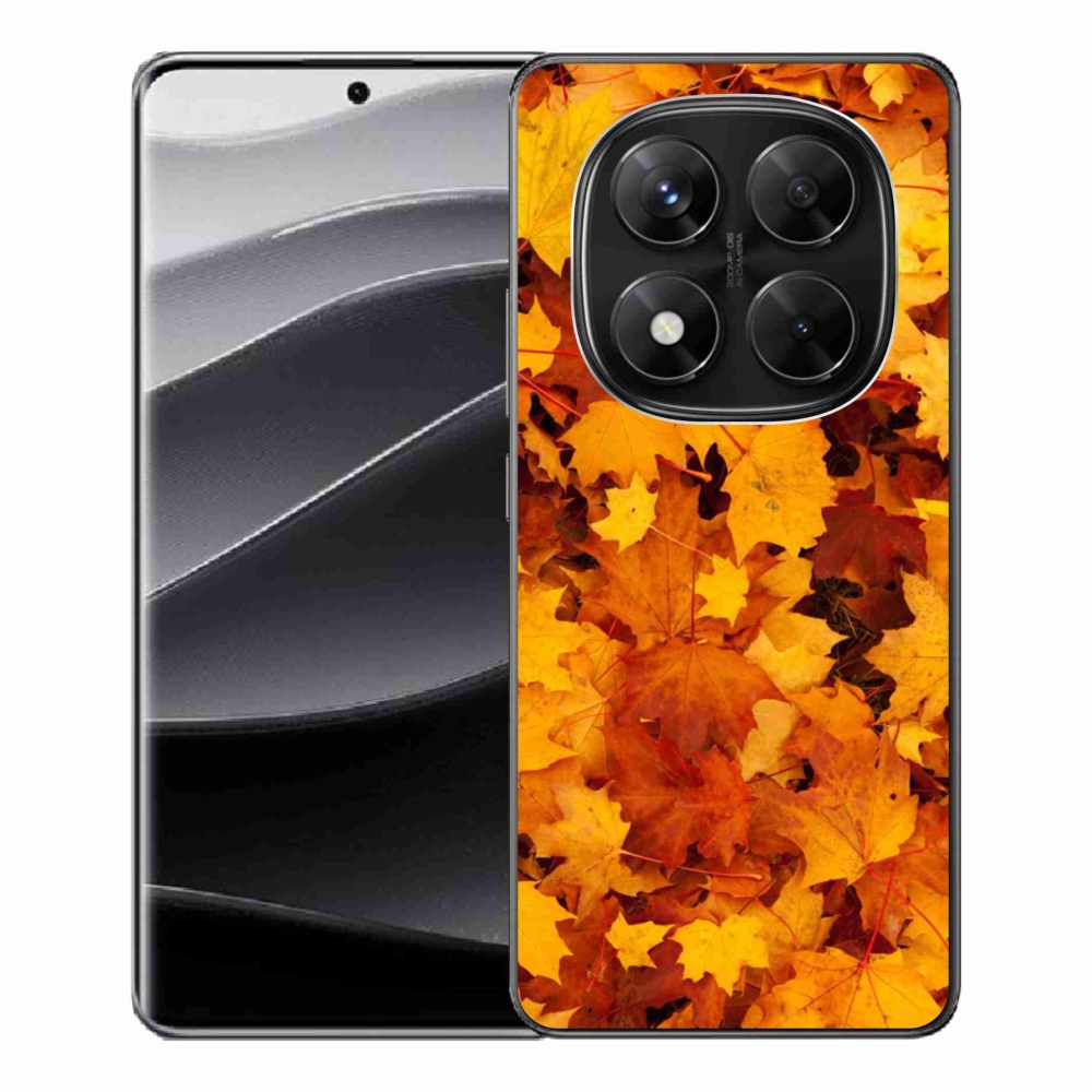 Gél borítás mmCase a Xiaomi Redmi Note 14 Pro 5G/Poco X7 5G számára - juharlevelek