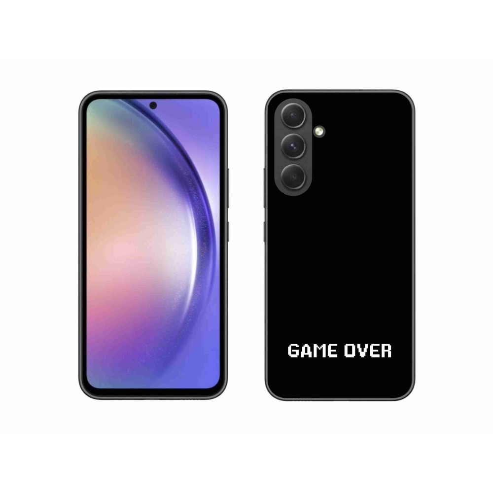 Gél borítás mmCase Samsung Galaxy A54 5G - játék fekete háttérrel