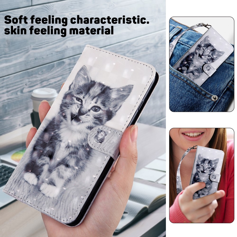 Foltos könyv tok Samsung Galaxy S24 FE - cica