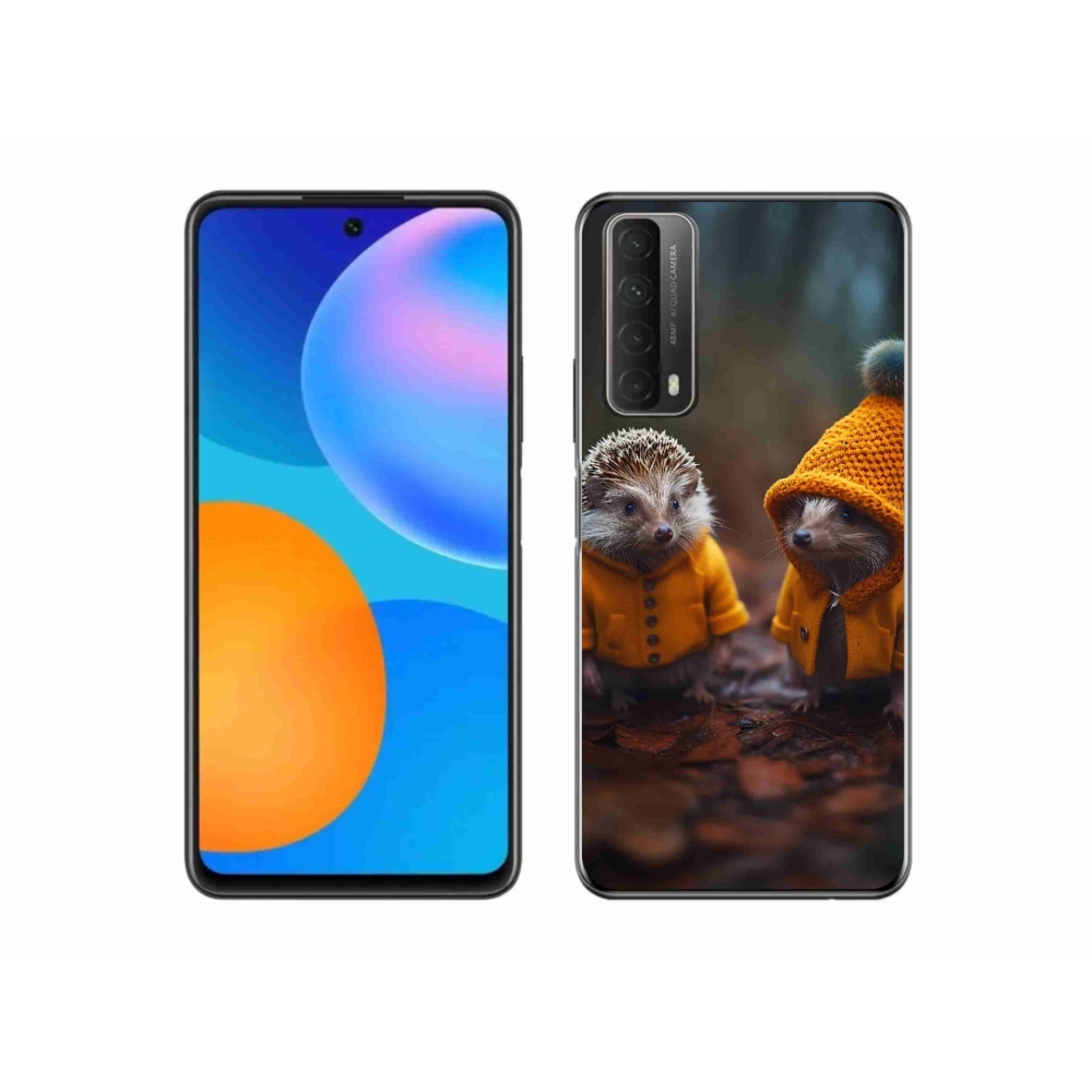 Zselés borítás mmCase a Huawei P Smart (2021) - süni