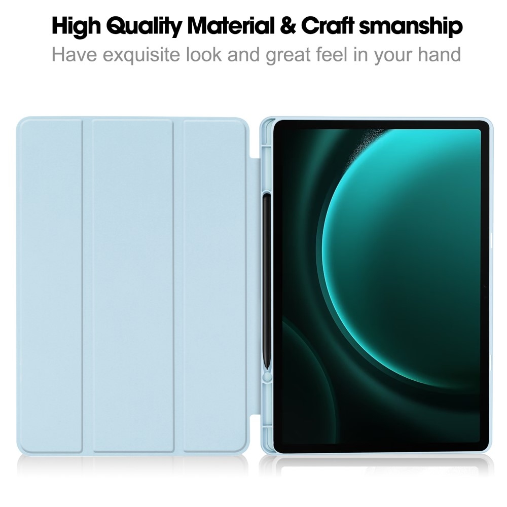 Tok okos záródó tok Samsung Galaxy Tab S9 FE+ készülékhez - világoskék színben