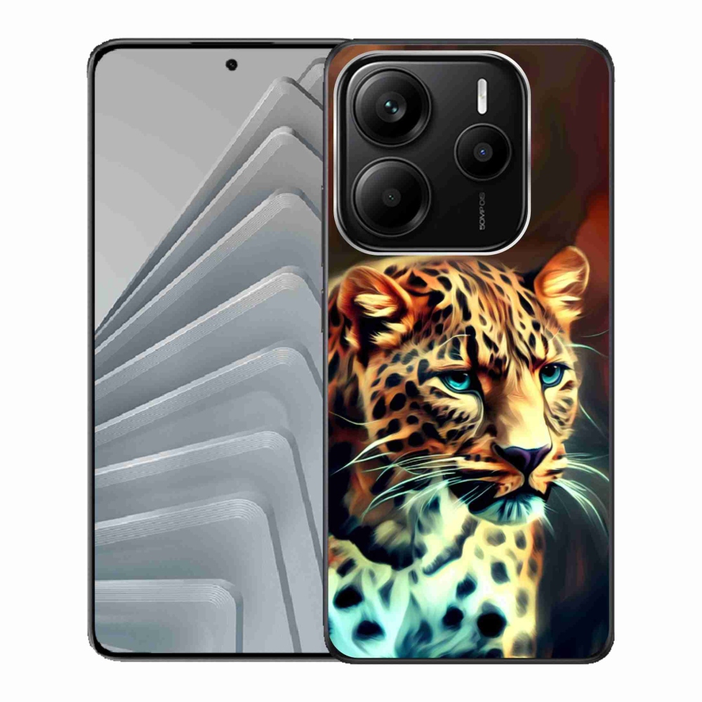 Gél borítás mmCase a Xiaomi Redmi Note 14 5G-hez - leopárd